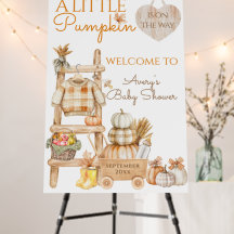 Little Pumpkin Fall Locally Grown Baby Shower
