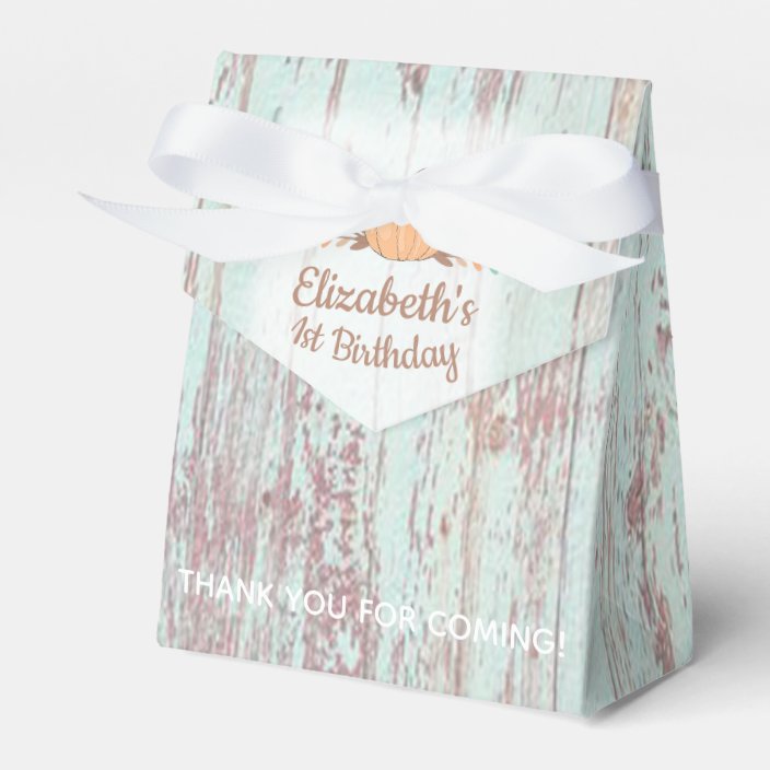1st birthday favor boxes