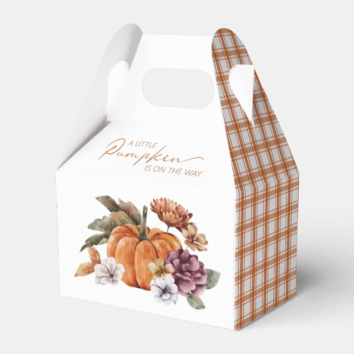 Little Pumpkin Favor Boxes