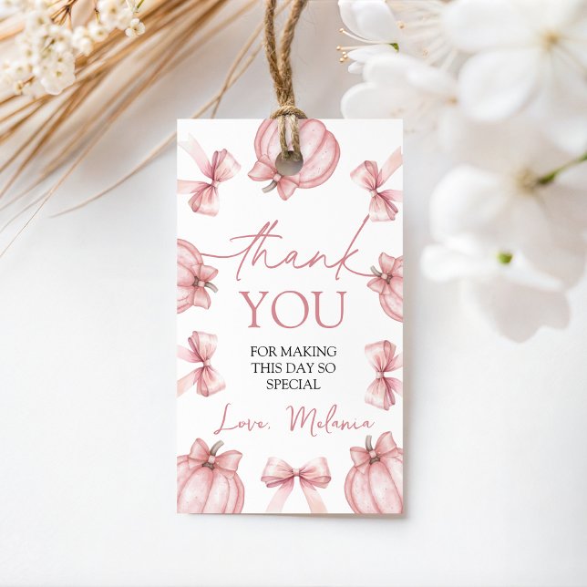 Little Pumpkin Favor Tag (Creator Uploaded)