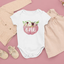 Little Pumpkin First Birthday Baby Bodysuit
