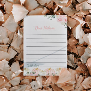 Little Pumpkin First Birthday Time Capsule Card