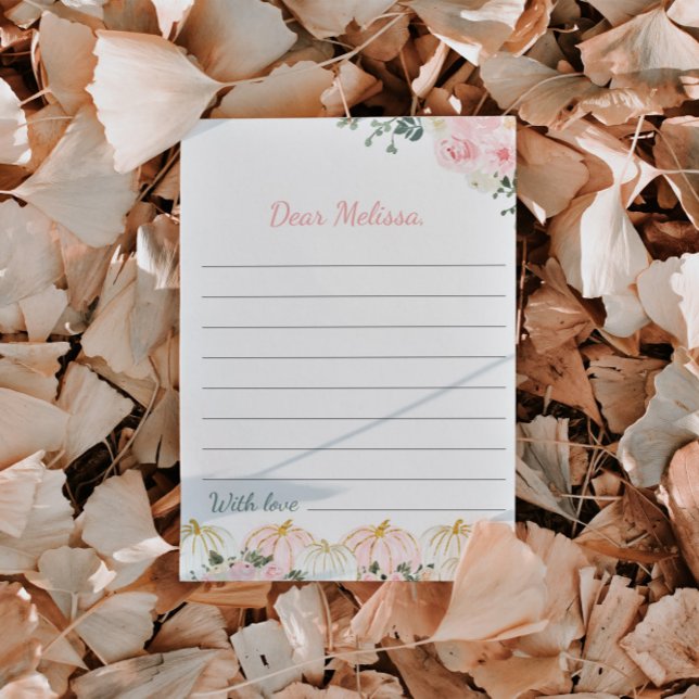 Little Pumpkin First Birthday Time Capsule Card (Creator Uploaded)