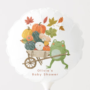 Little Pumpkin Frog Baby Shower Air Balloon
