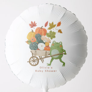 Little Pumpkin Frog Baby Shower Balloon