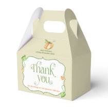 Little Pumpkin Gender Neutral Baby Shower Favor Boxes