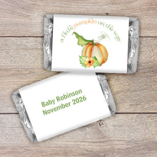 Little Pumpkin Gender Neutral Fall Baby Shower Hershey's Miniatures