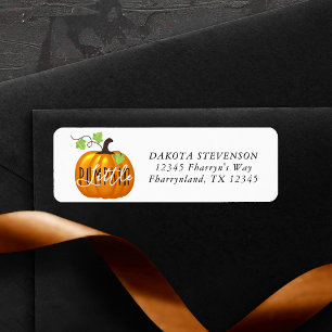 Little Pumpkin Gender Neutral Return Address Label