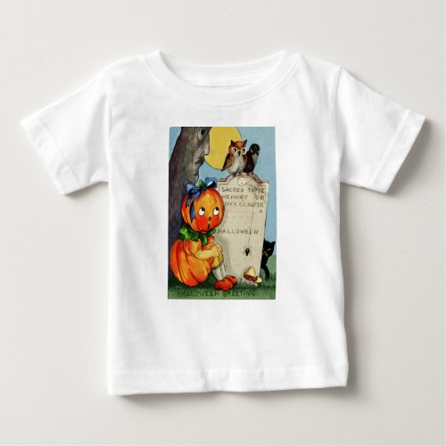 Little Pumpkin Girl and Friends Baby T_Shirt