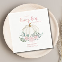 Little Pumpkin Girl Baby Shower  Napkins