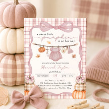 Little Pumpkin Girl Clothes Fall Baby Shower
