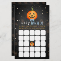 Little Pumpkin Halloween Baby Shower Bingo