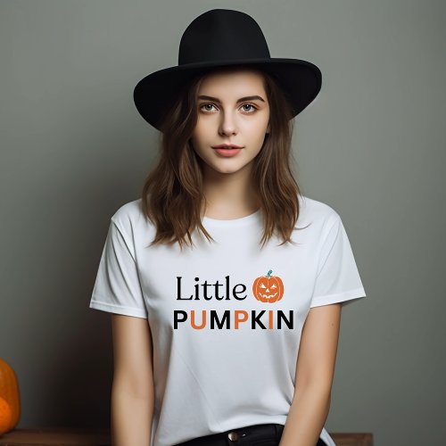 Little Pumpkin  Halloween Baby Toddler T_shirt