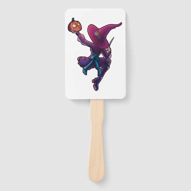 Little Pumpkin Hand Fan (Front)