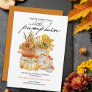 Little Pumpkin Harvest Thankful Grateful Pregnancy Announcement