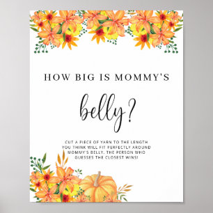 little pumpkin how big is mommy's belly game poster