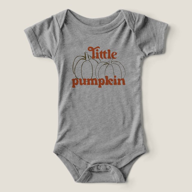 Little Pumpkin Infant T-shirt (Design Front)