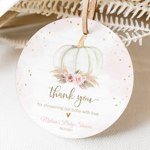 Little Pumpkin is on the way baby shower Favor Tags