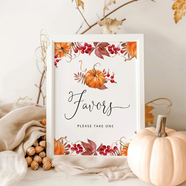 Little pumpkin is on the way fall Favors sign (Creator Uploaded)