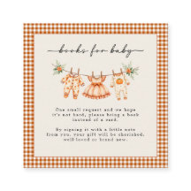 Little Pumpkin is on the Way Gingham Baby Shower 