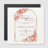 Little Pumpkin Is On the Way Invitation  (Front/Back)