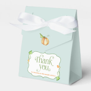 Little Pumpkin on the Way Baby Shower Favor Box