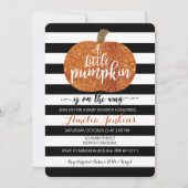 Little Pumpkin On The Way Fall Baby Shower Invite (Front)