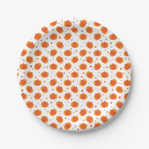 Little Pumpkin Paper Plate