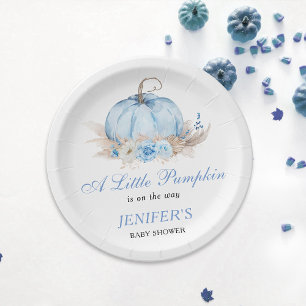 Little Pumpkin Paper Plates