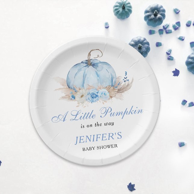 Little Pumpkin Paper Plates (Creator Uploaded)
