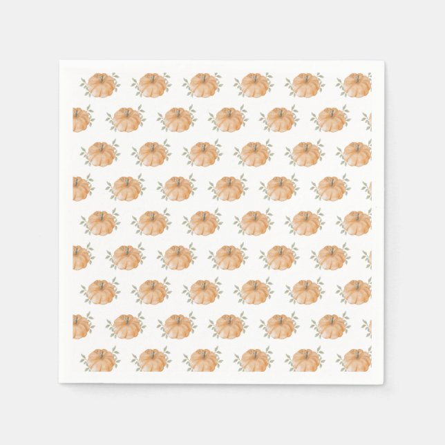  Little Pumpkin Pattern Autumn  Napkins (Front)