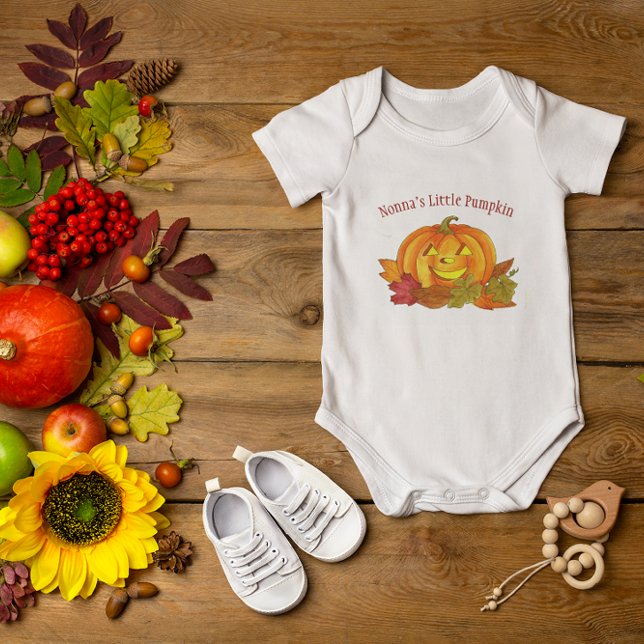 Little Pumpkin Personalized Baby Bodysuit (Creator Uploaded)
