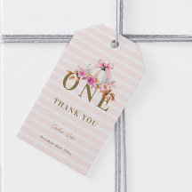 Little Pumpkin Pink Bow Roses 1st Elegant Birthday