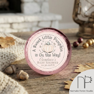 Little Pumpkin Pink Chocolate Favor