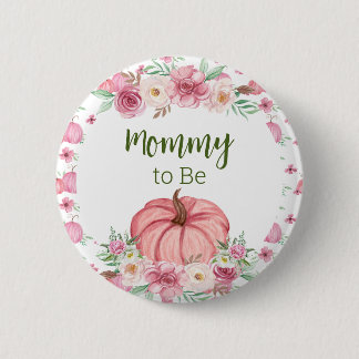 Little Pumpkin Pink Mommy to Be Pin - Customize