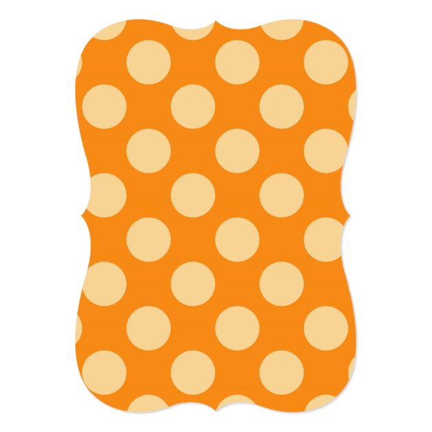 Little Pumpkin Polka-dots Baby Shower Invitation