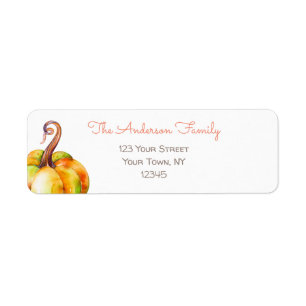 Little Pumpkin Simple Label