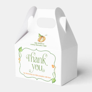 Little Pumpkin Storybook Baby Shower Favor Box
