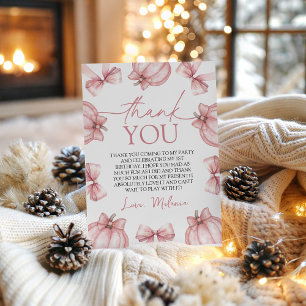 Little Pumpkin Thank You Card