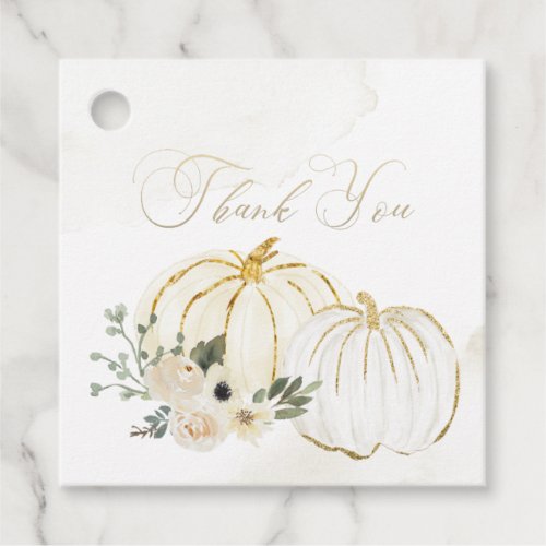 Little Pumpkin Thank You  Favor Tags