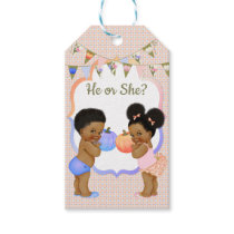 Little Pumpkin Thank You Gift Tag Dark Puffs
