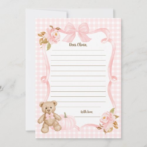 Little Pumpkin Time Capsule Card
