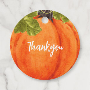 Little pumpkin turning one birthday Favor Tags