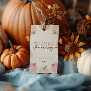 Little Pumpkin Turning One Birthday Gift Tags