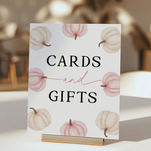 Little Pumpkin Turning One Cards And Gifts Poster (Creator Uploaded)