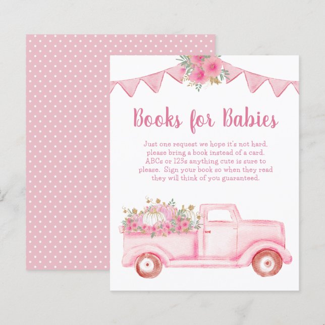 Little Pumpkin Twin Girl Books for Babies (Front/Back)