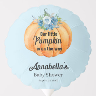 Little Pumpkin Welcome Baby Shower  Balloon