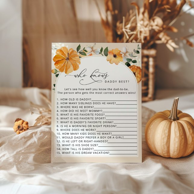 Little pumpkin who knows daddy best game (Creator Uploaded)