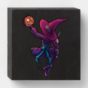 Little Pumpkin Wooden Box Sign
