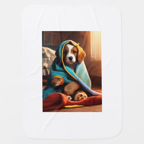  Little Pup Baby Blanket